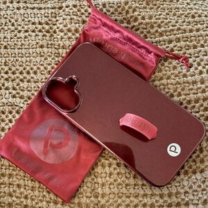 Loopy Red iPhone 16 plus phone case